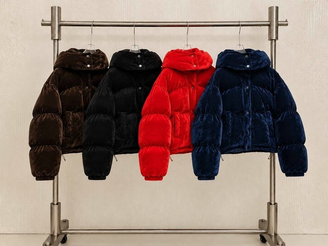 бархатный пуховик,бархатный пуховик sophia sam темно-синий,black velvet puffer jacket,бархатный пуховик violato,sam velvet puffer jacket