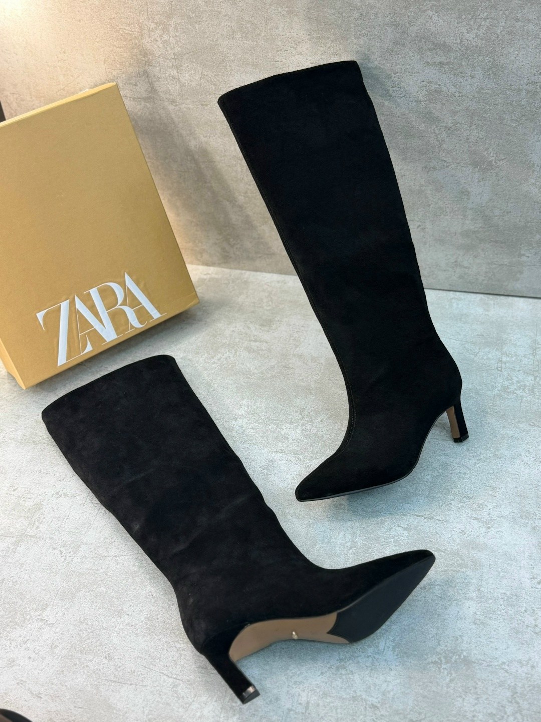 сапоги zara,женские сапоги,,сапоги зара,сапоги трубы на каблуке