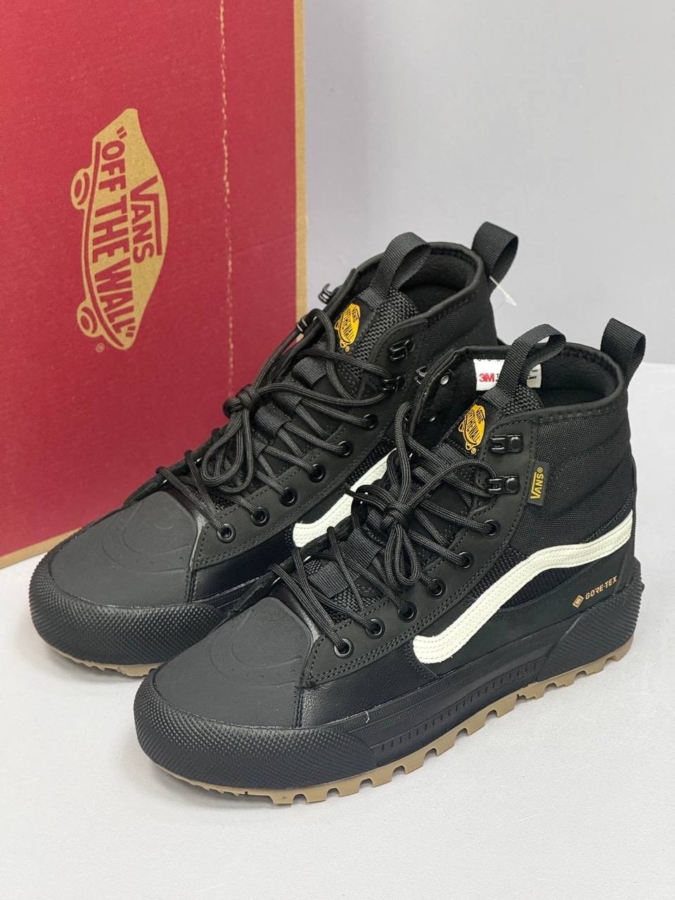 кроссовки sk8-hi gtx mte 3 vans черный,зимние кроссовки,зимняя мужская ,зимняя ,кроссовки