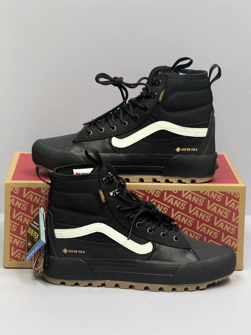 кроссовки sk8-hi gtx mte 3 vans черный,зимние кроссовки,зимняя мужская ,зимняя ,кроссовки