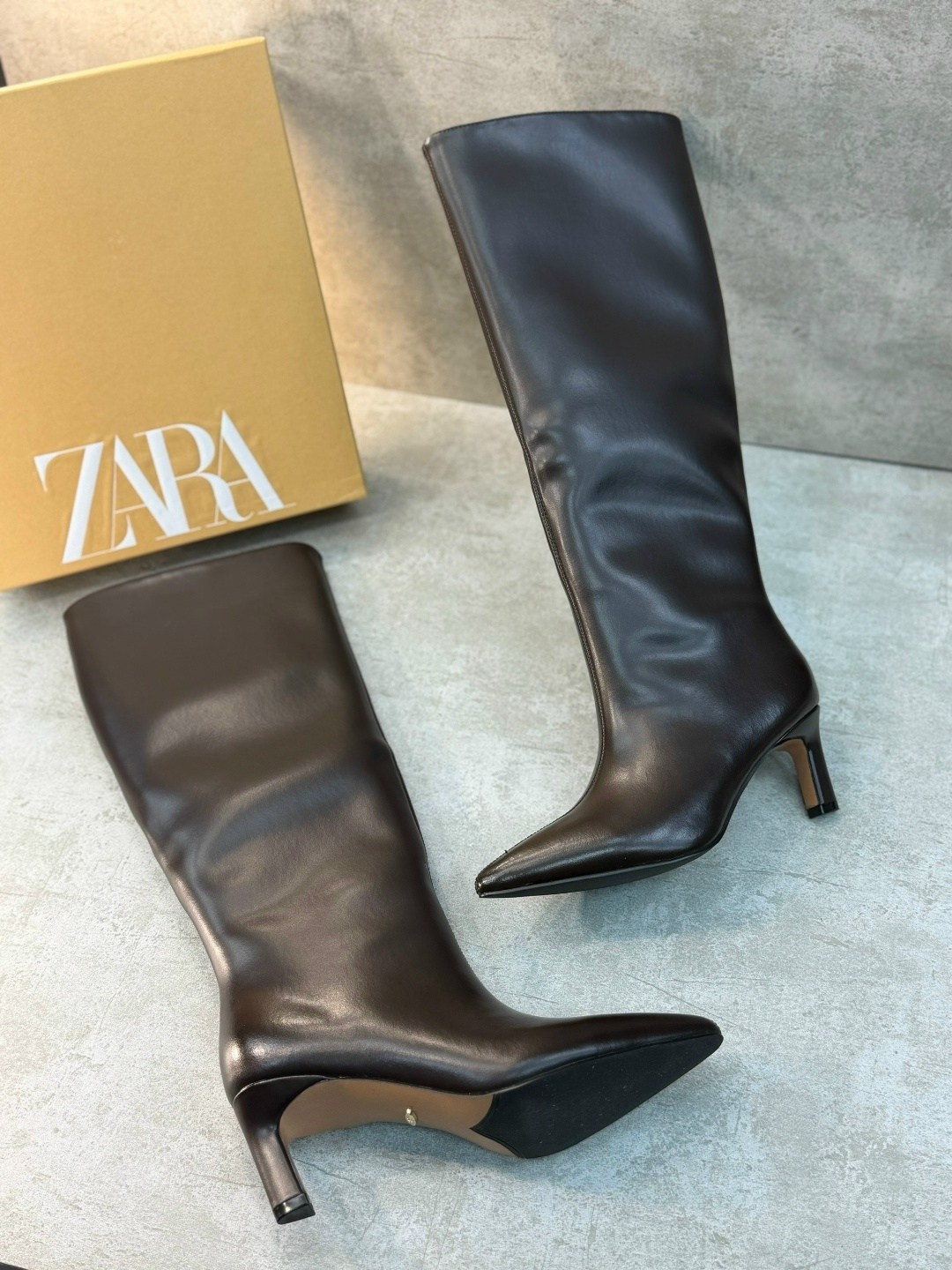 сапоги zara,женские сапоги,,сапоги зара,сапоги трубы на каблуке