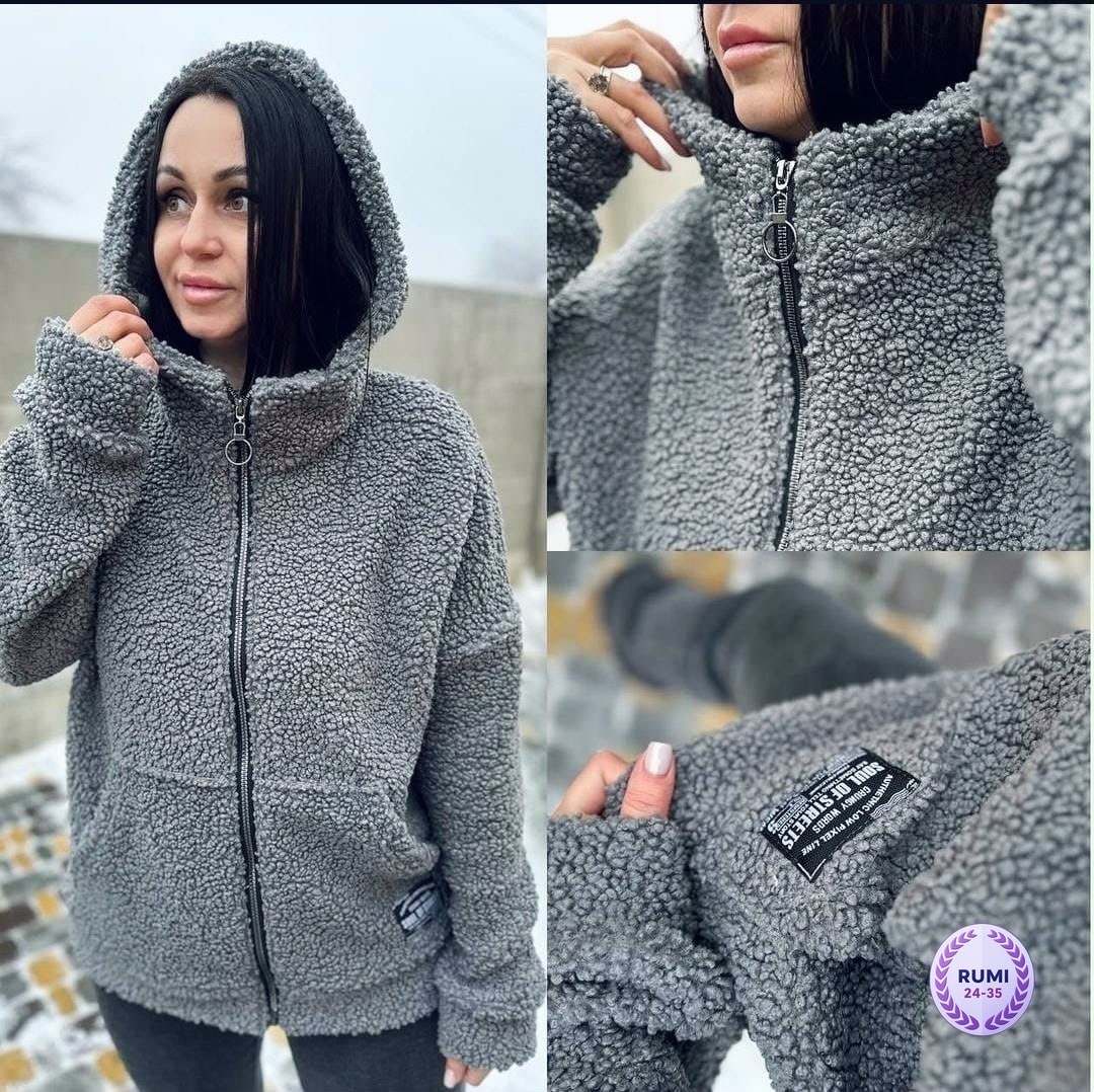 теплая кофта куртка,теплая кофта,кардиган барашек,свитшот женская,женская толстовка