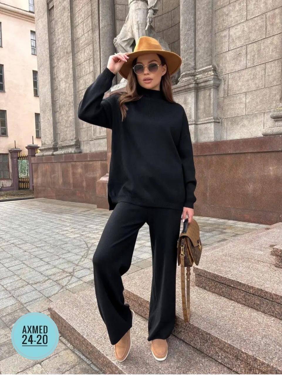 костюм шерстяной,трикотажные костюмы,комплект одежды женские,вязаные костюмы,одежда стильная