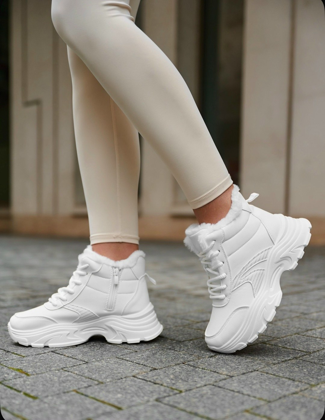 кроссовки женские с мехом зимние ela shoes цвет белый,теплые кроссовки,женские кроссовки,кроссовки женские зимние,кроссовки женские зимние белые