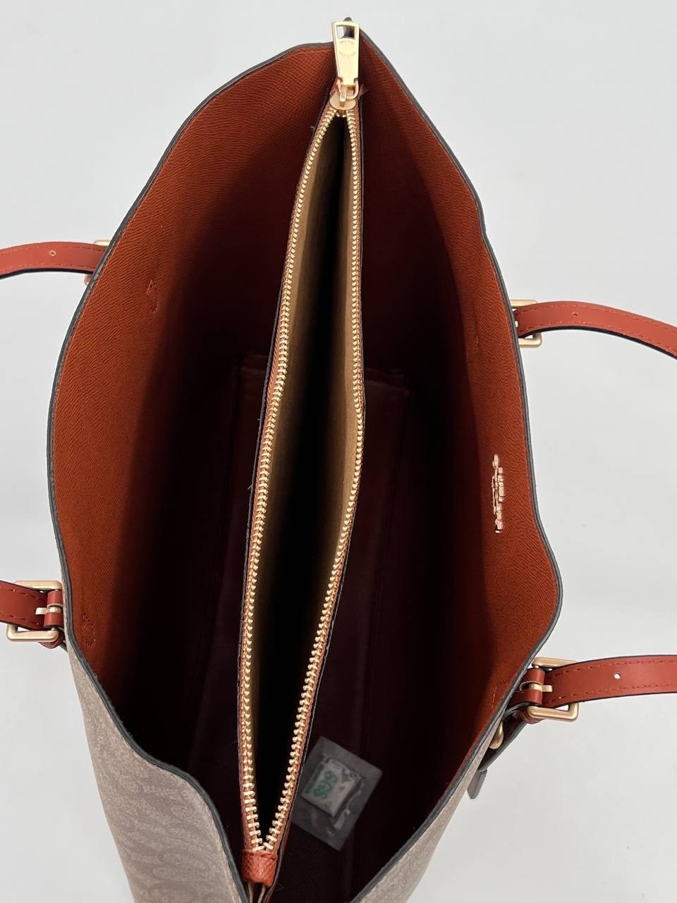 женская сумка ручная coach sig mollie tote 1665 коричневая,сумка coach,coach сумка женская,сумка тоут coach,сумка шоппер coach