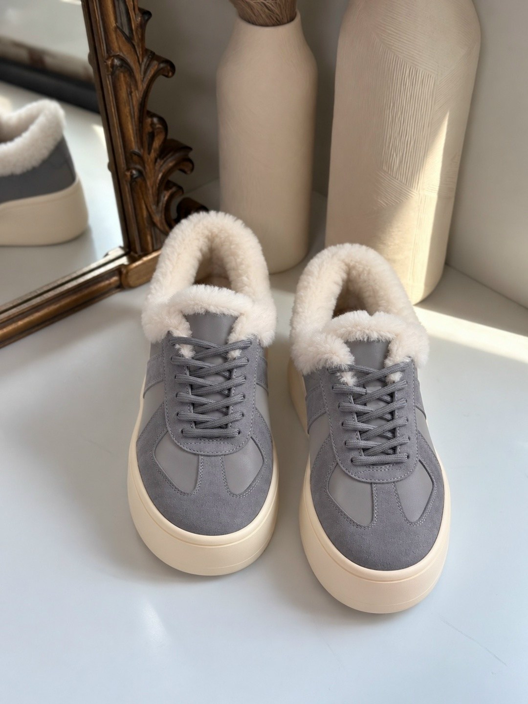 кеды женские tendance hc2208-28 бежевые 38 eu,женские кроссовки,зимние кеды женские,,кроссовки с мехом