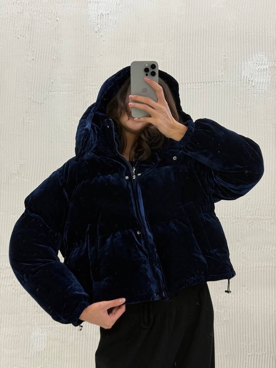 бархатный пуховик,бархатный пуховик sophia sam темно-синий,black velvet puffer jacket,бархатный пуховик violato,sam velvet puffer jacket