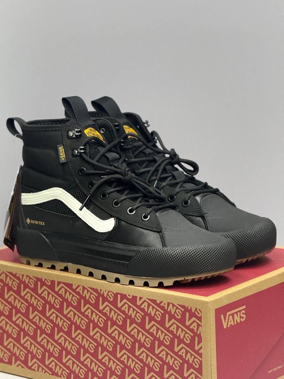 кроссовки sk8-hi gtx mte 3 vans черный,зимние кроссовки,зимняя мужская ,зимняя ,кроссовки