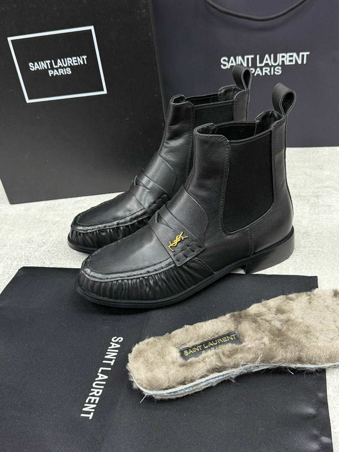 ,лоферы замшевые,замшевые ботинки, женская,ботинки saint laurent