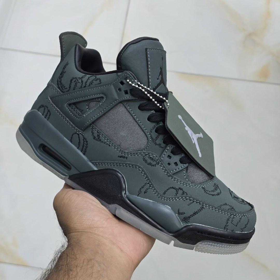 nike air jordan 4 retro kaws,кроссовки nike air jordan 4 retro,nike air jordan 4 kaws,air jordan 4 retro kaws cool grey 930155-003 sneakers,air jordan 4 cool grey
