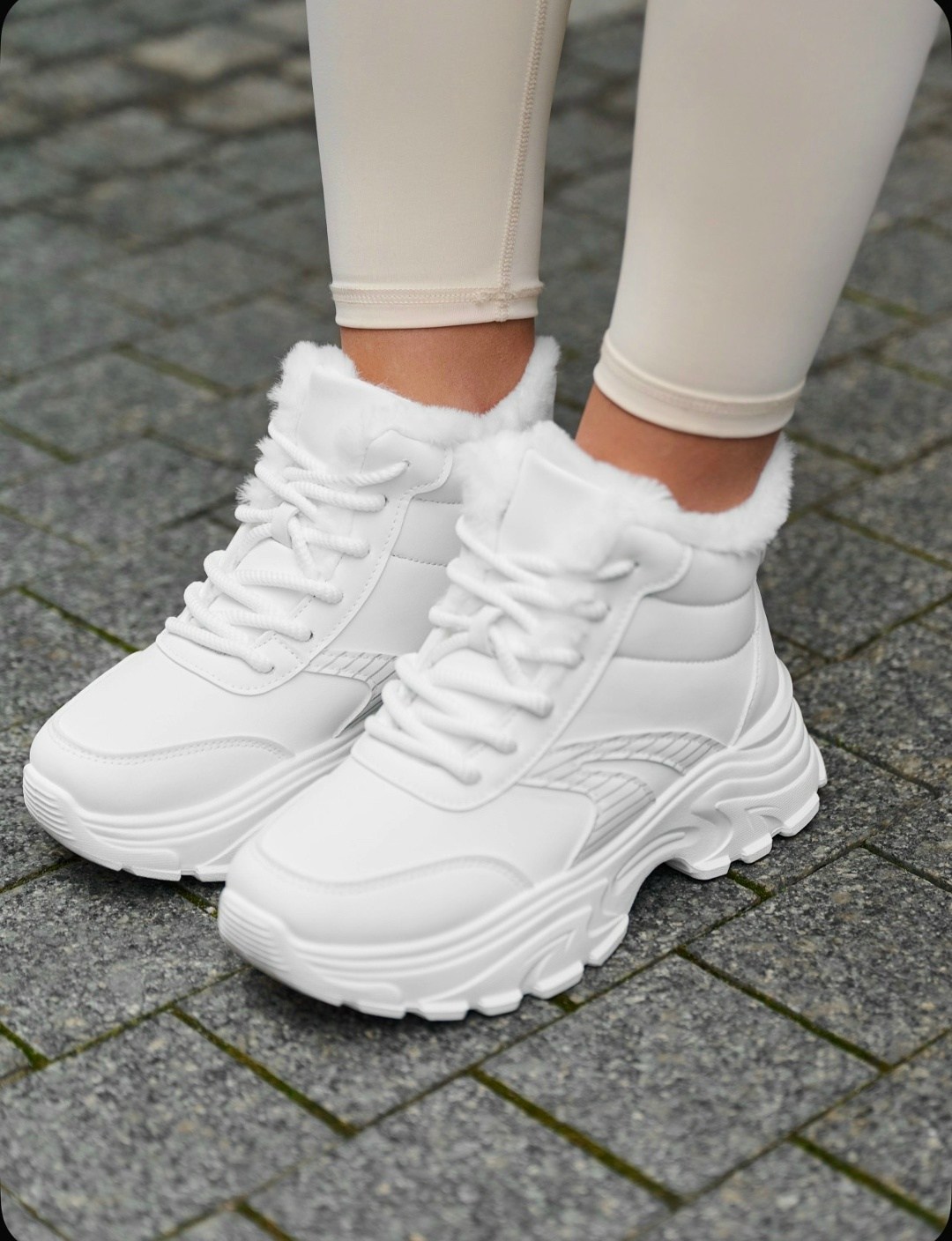 кроссовки женские с мехом зимние ela shoes цвет белый,теплые кроссовки,женские кроссовки,кроссовки женские зимние,кроссовки женские зимние белые