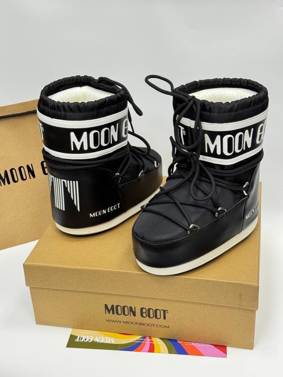 moon boot,нейлоновые зимние ботинки moon boot красный,moon boot kids icon лунные ботинки красный,сапоги icon low из нейлона moon boot красный,зимние ботинки moon boot