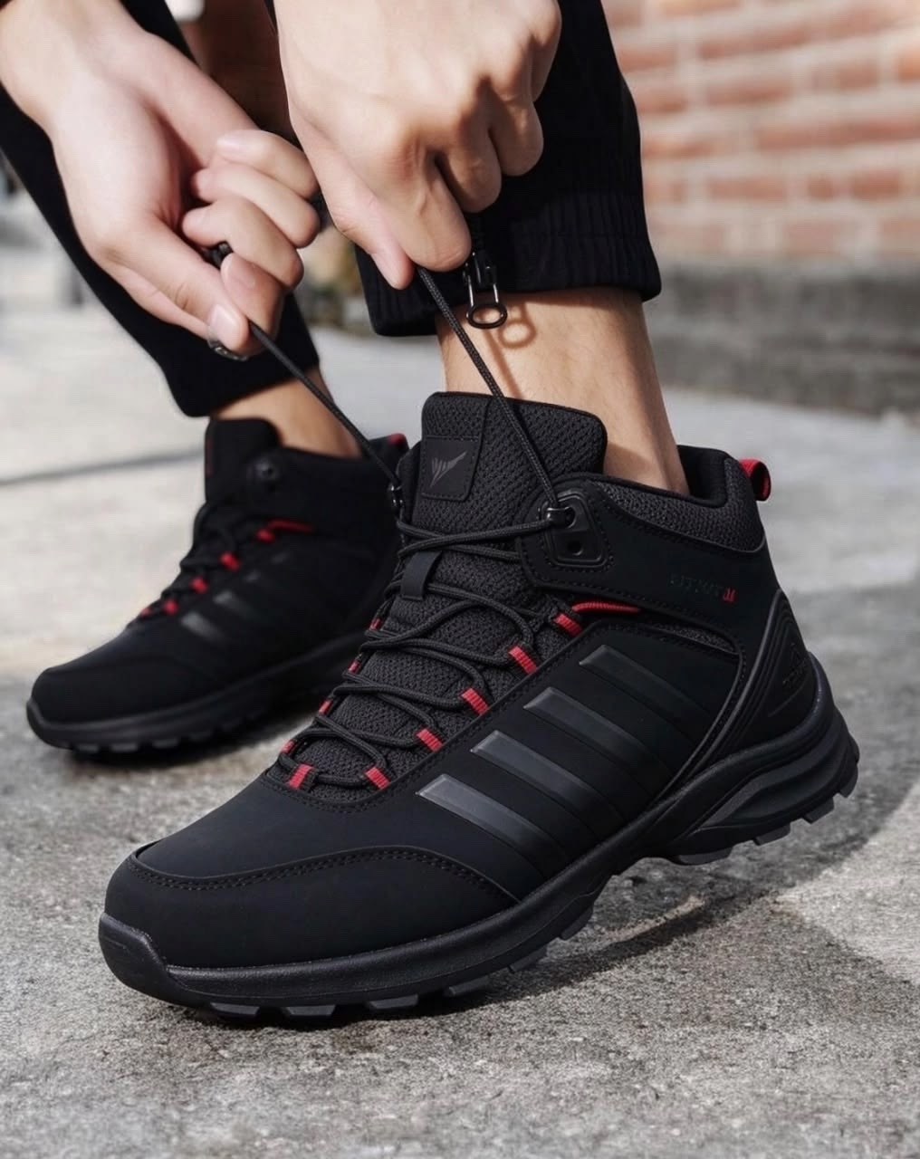 зимние кроссовки adidas,мужские зимние кроссовки на меху в стиле adidas climaproof черные,кроссовки мужские adidas,кроссовки мужские зимние,зимние мужские кроссовки adidas terrex евро-зима термоподкла