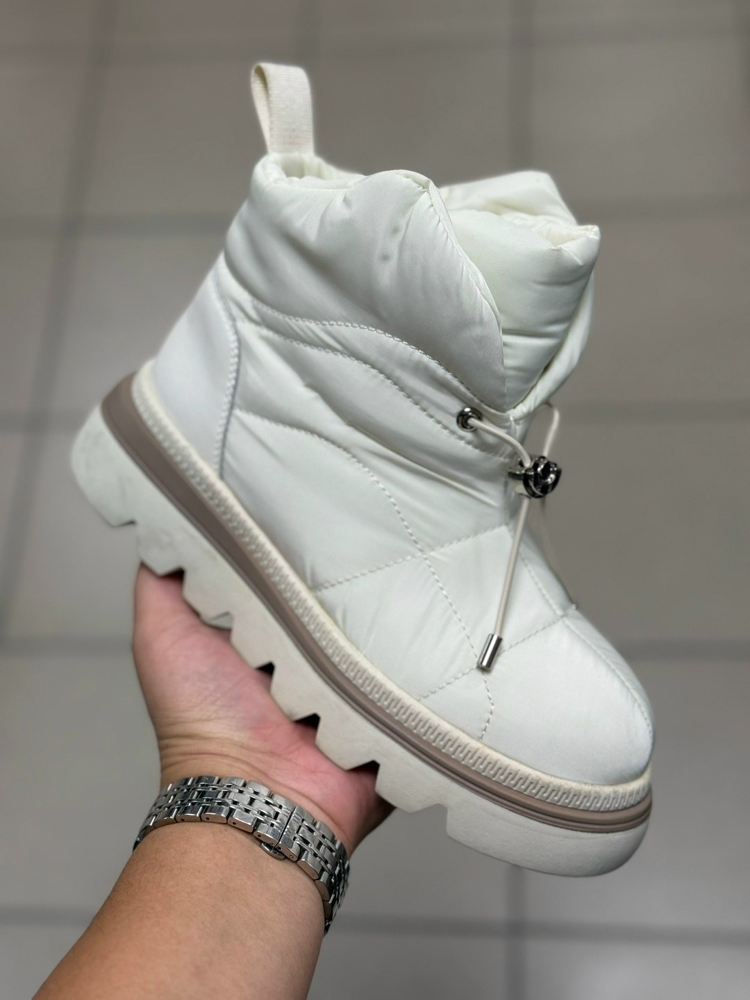 ,дутики женские,дутики,дутики женские зимние,дутики непромокаемые зимние на платформе birkabrand цвет светло-бежевый