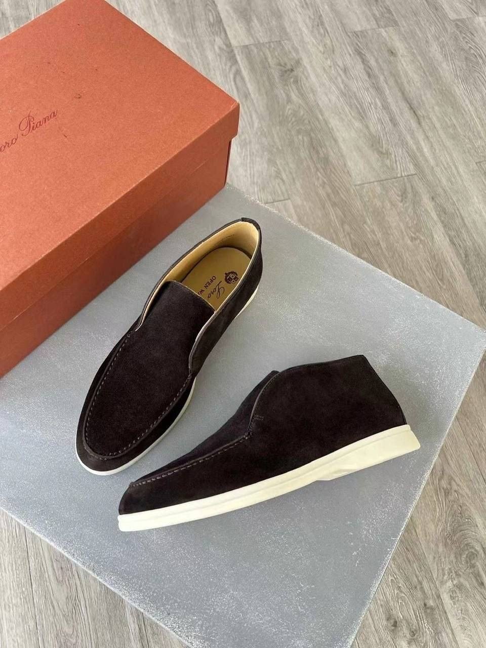 loro piana лоферы,замшевые ботинки лоро пиано,ботинки лоферы мужские замшевые loro piana suede black,мужские лоферы loro piana черные замшевые,ботинки лоро пиано