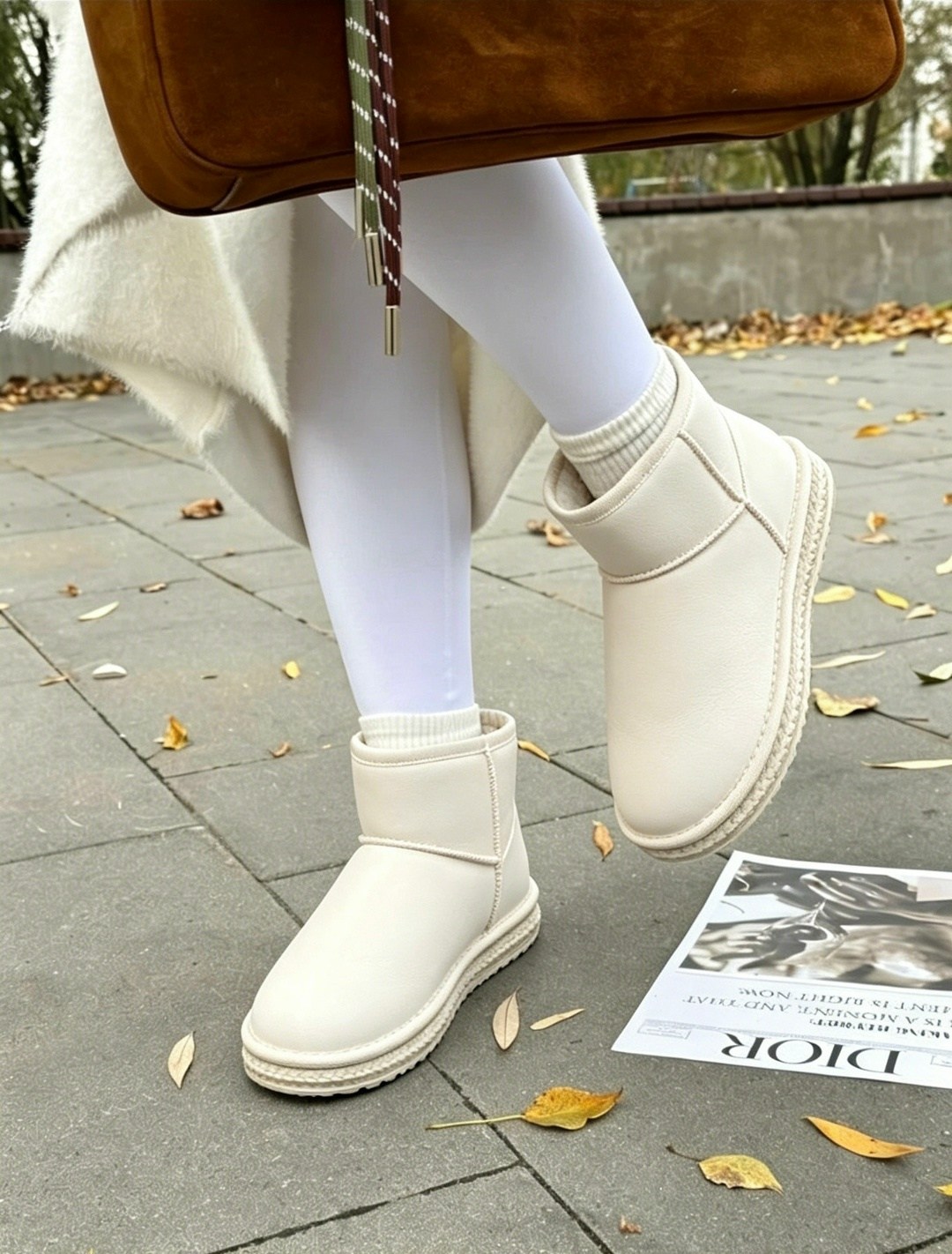 женские угги,,угги зимние на высокой подошве basvello shoes,угги белые женские,зимние женские угги