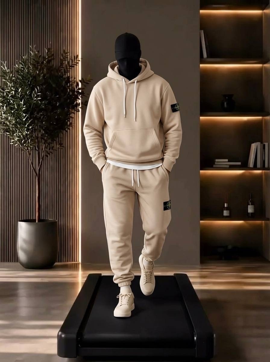 спортивный костюм stone island,костюм спортивный мужской теплый из футера,мужской спортивный костюм,спортивный костюм бежевый,спортивный костюм мужской на флисе