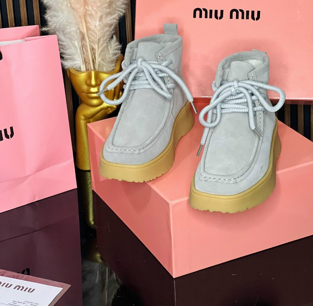 ботинки miu miu,,женские ботинки miu miu,ботинки miu miu натуральная замша, женская