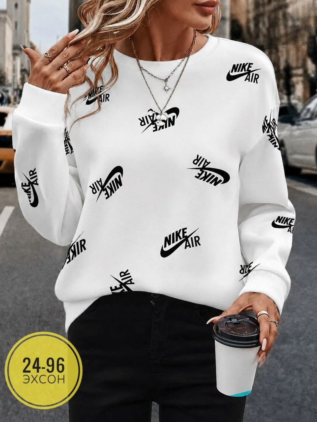 свитшот женская,кофта женская,свитшот женский nike,джемпера женские,свитшот nike oversize vintage