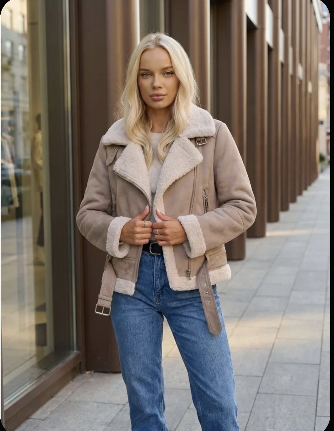 дубленка женская,дубленка искусственная ays fashion,искусственная дубленка,зимняя дубленка,стильная дубленка женская