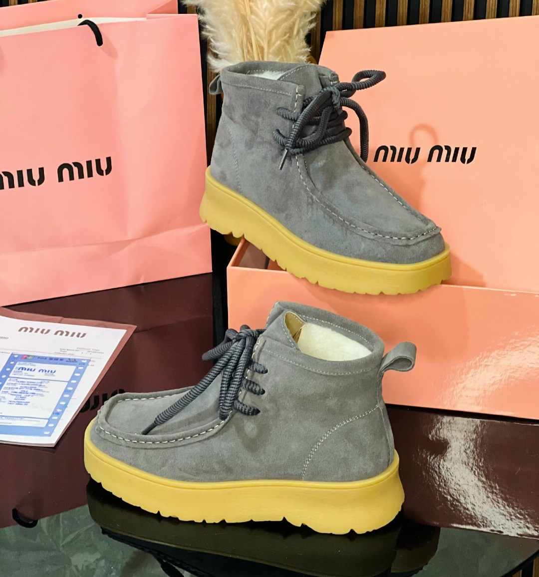 ботинки miu miu,,женские ботинки miu miu,ботинки miu miu натуральная замша, женская