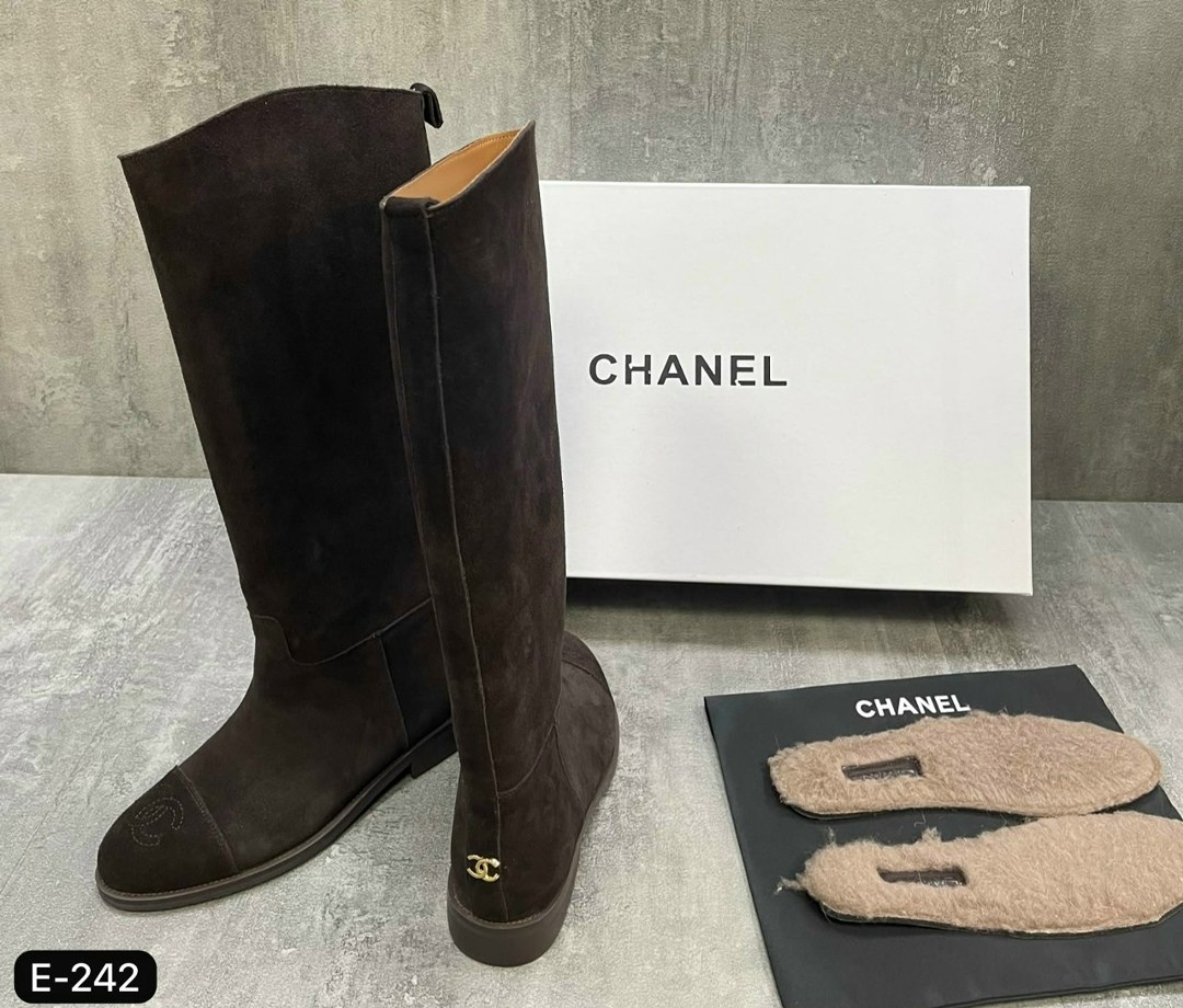 сапоги chanel,сапоги женские chanel,женские черные замшевые сапоги chanel,chanel женские замшевые сапоги premium chestnut,легендарные сапоги от chanel натуральная кожа и замша