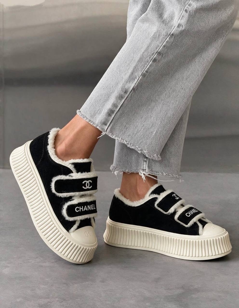 кеды chanel,кроссовки chanel,,высокие женские зимние кеды chanel,женские кроссовки chanel