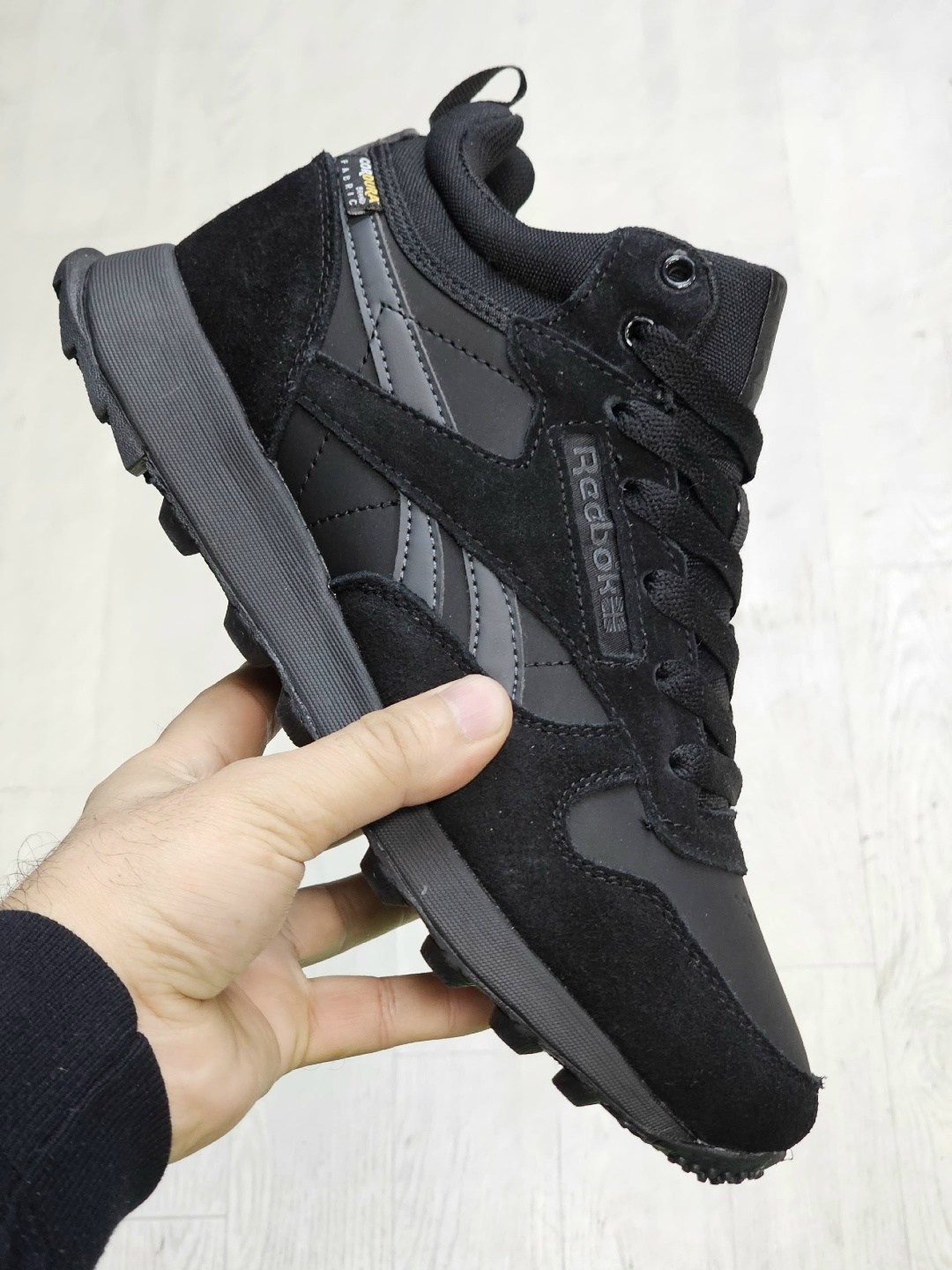 зимние кроссовки reebok classic leather high,кроссовки reebok classic leather 'black army green',кроссовки reebok classic,кроссовки reebok,мужские кроссовки reebok classic leather cordura