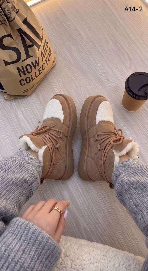 короткие угги зимние на платформе шнуровка emelina shop,,угги женские,зимние женские угги,зимняя женская