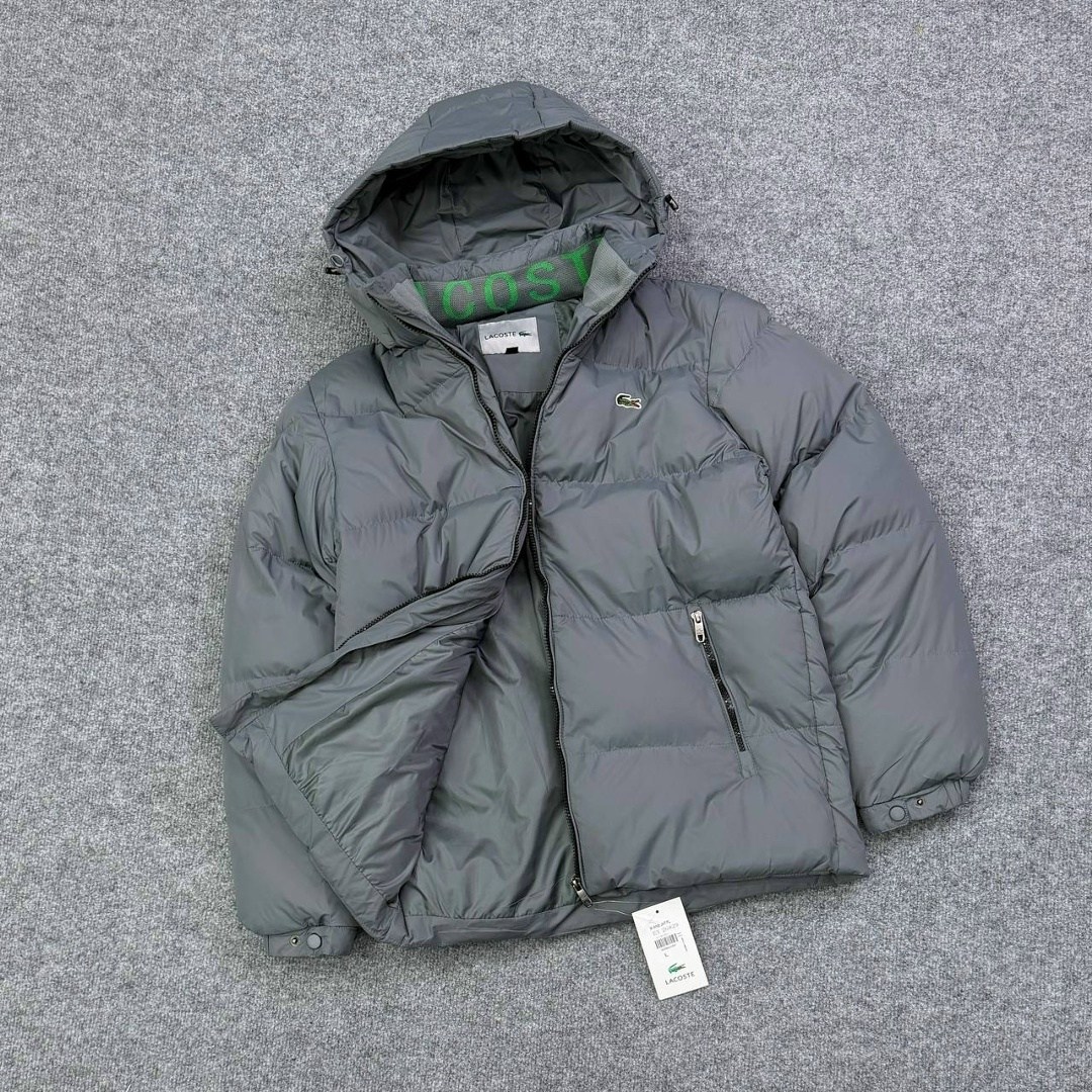 пуховик lacoste,куртка lacoste,куртка зимняя lacoste,зимние куртки,куртка lacoste мужская демисезонная темно-серый 5xl
