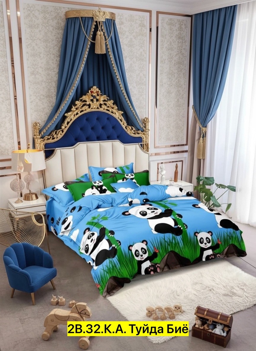 комплект постельного белья,постельное белье евро "панда",комплект постельного белья 1 5 спальный,комплект постельного белья beloc,комплект постельного белья поплин