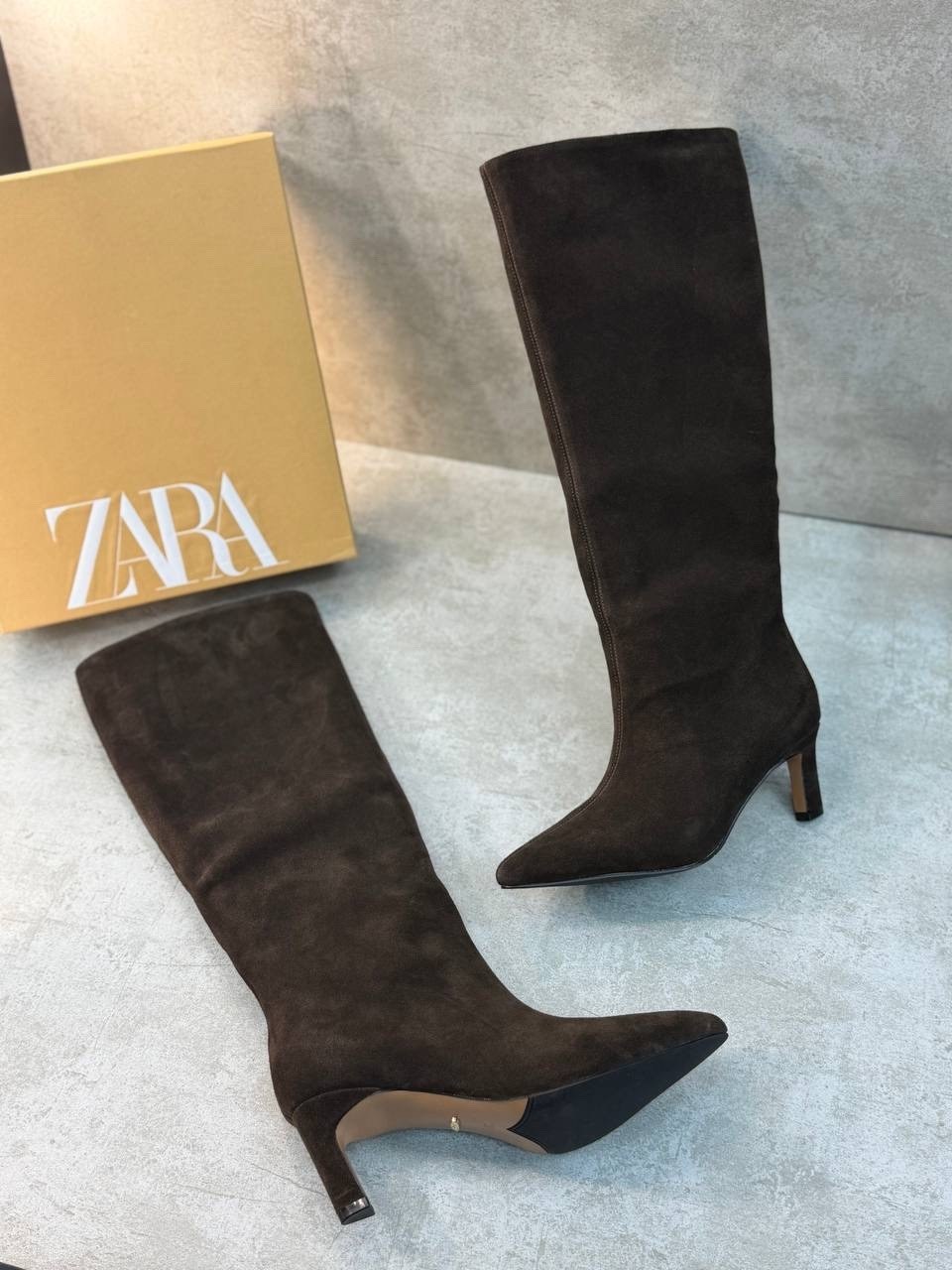 ,женские сапоги,сапоги zara,сапоги трубы на каблуке,высокие сапоги