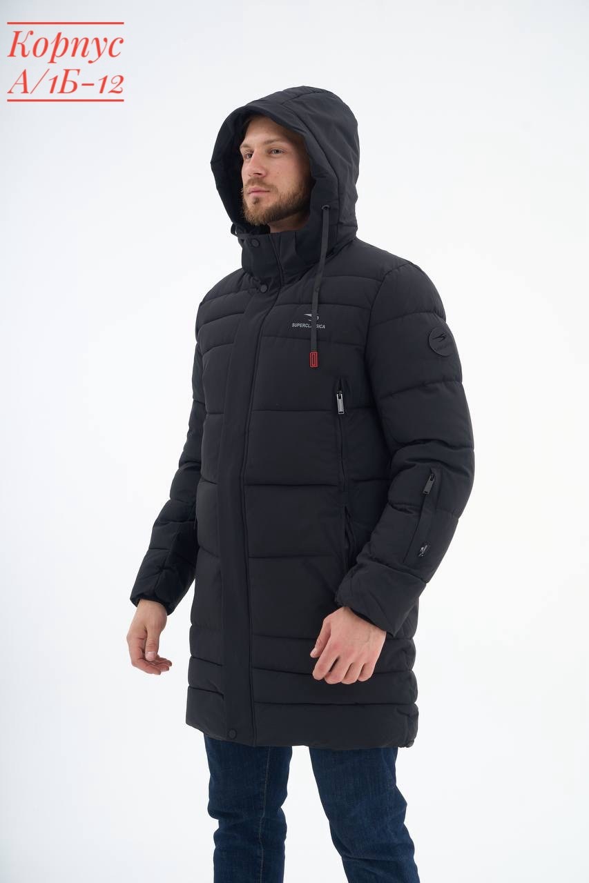пуховик мужской volkl 31524800299 черный,куртка мужская зимняя,зимние куртки,пуховики мужские,чёрная мужская куртка утепленная carver icepeak