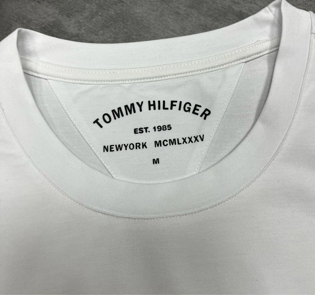 футболка томми хилфигер мужские mcmlxxxv,футболки tommy hilfiger,tommy hilfiger est 1985 футболка,рубашка томми хилфигер белая,томми хилфигер футболка