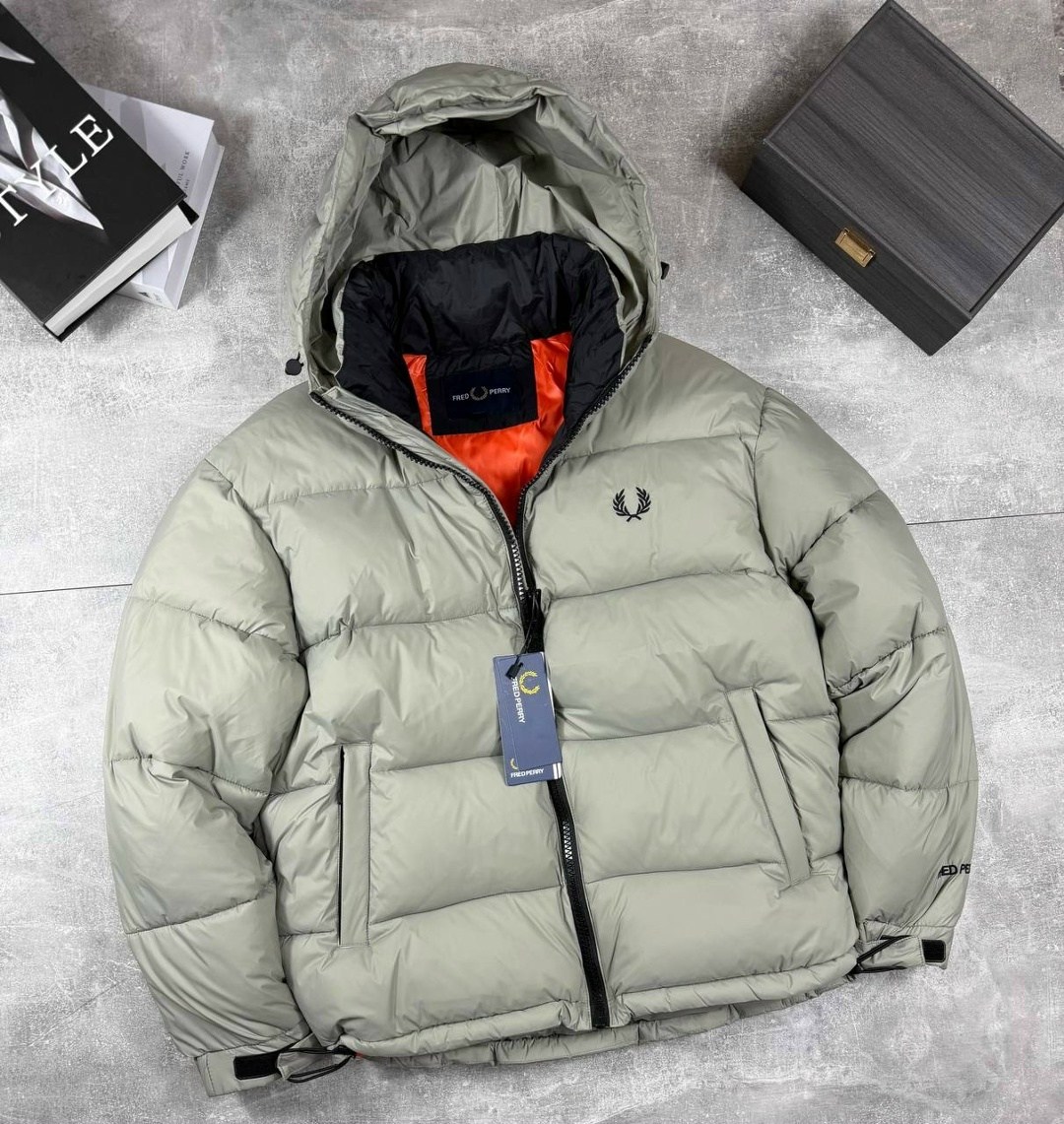 пуховик утепленный зимний куртка fred perry,пуховик fred perry,куртка пуховик мужская,куртка зимняя,куртка пуховик