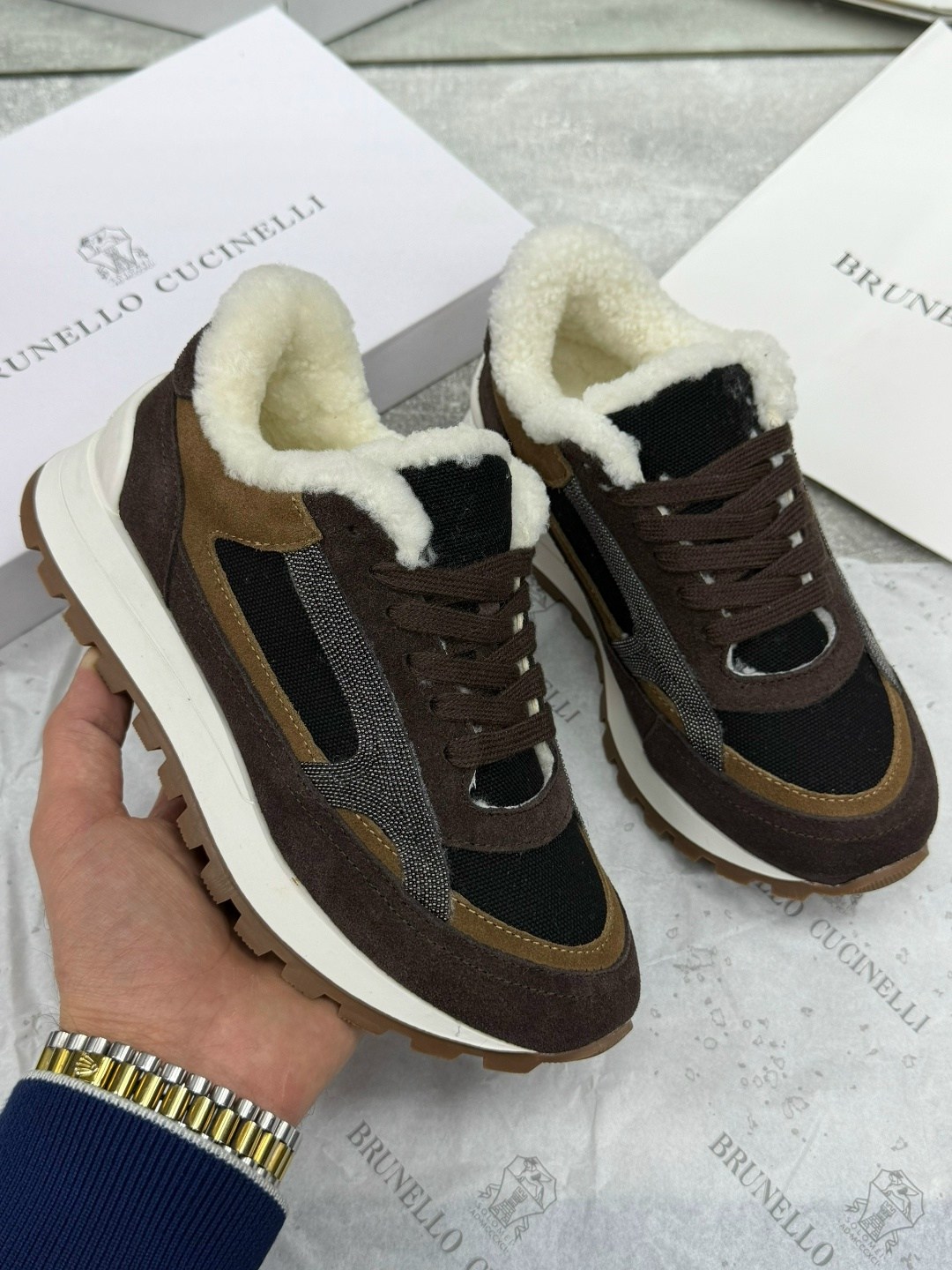 кроссовки brunello cucinelli,кроссовки brunello cucinelli с мехом,женские замшевые кроссовки с мехом brunello cucinelli premium,,замшевые кроссовки brunello cucinelli