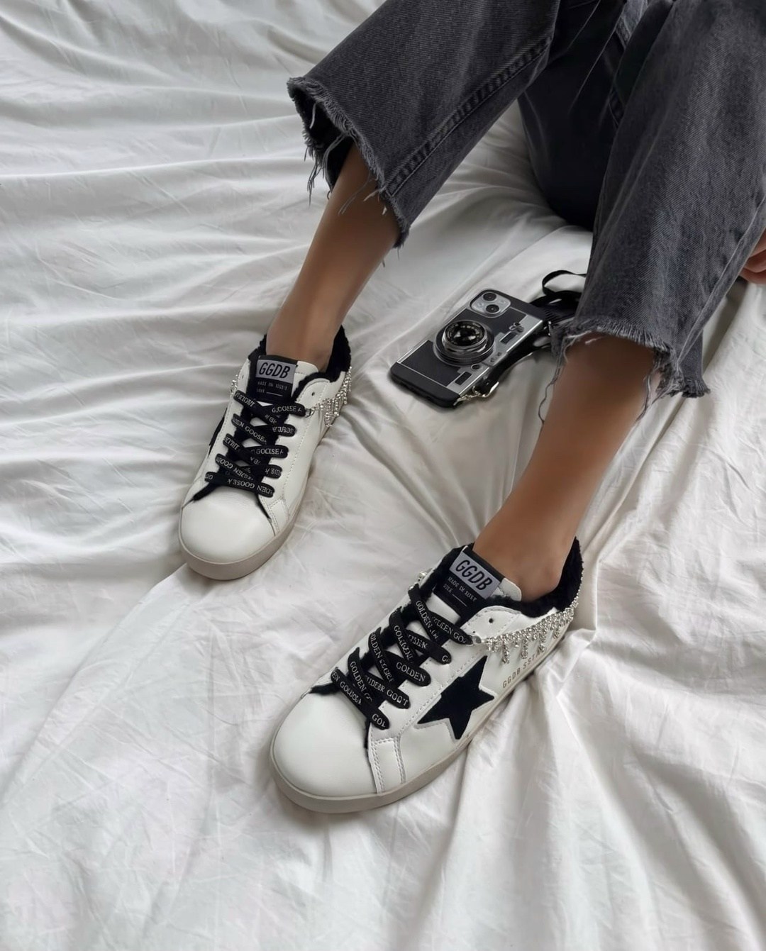 ,кеды женские в стиле golden goose superstar gold glitter premium,golden goose sneakers,кроссовки golden goose,golden goose super star
