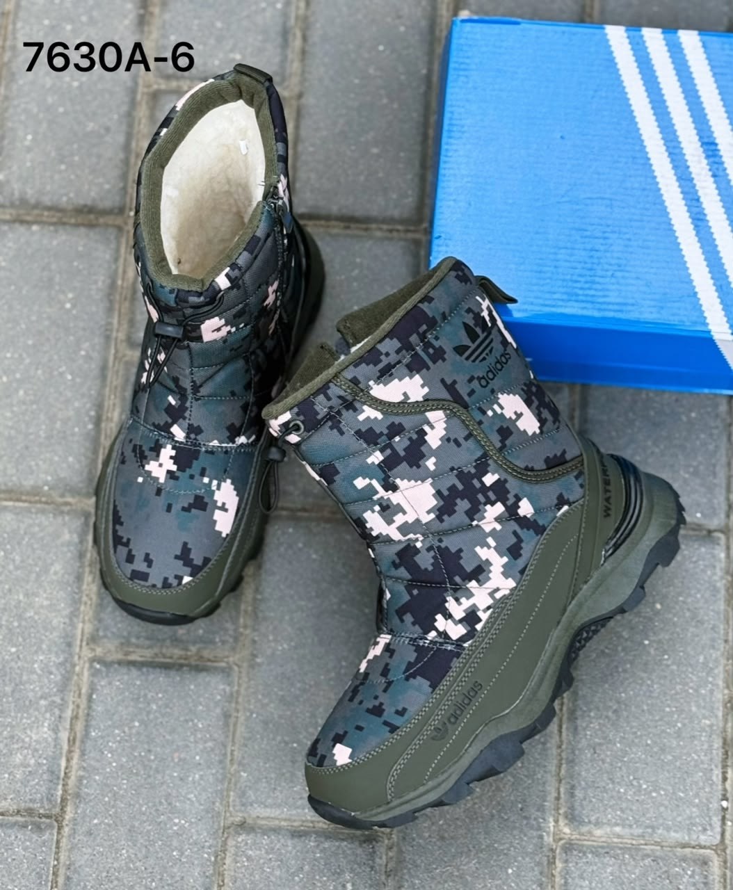 ,дутики adidas,мужские дутики 2303-2 камуфляж,зимние сапоги,дутики мужские зимни
