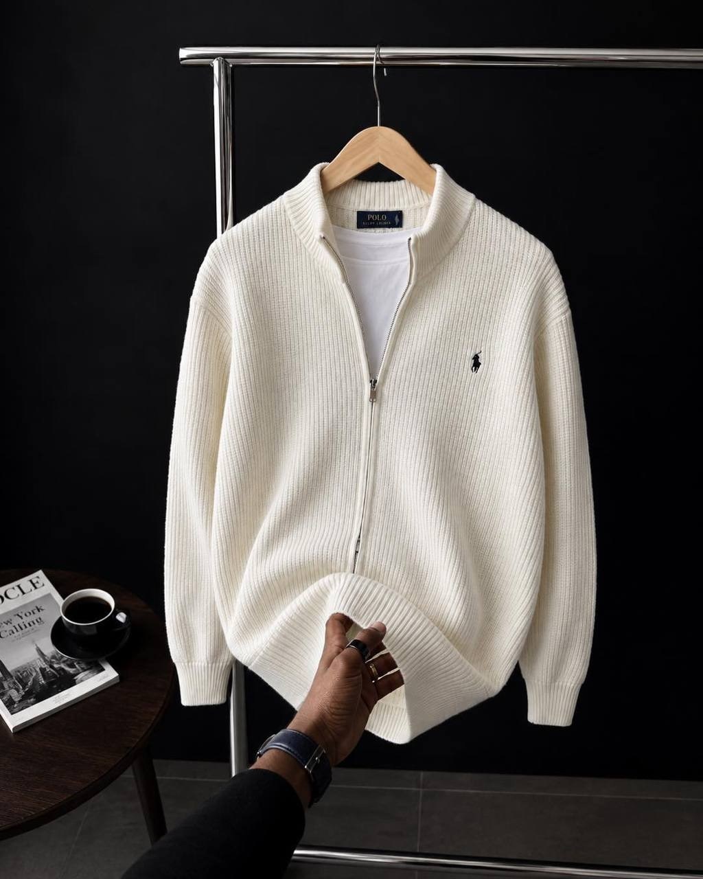 polo ralph lauren вязаный кардиган-свитер на молнии,кардиган polo ralph lauren,мужская кофта,свитер для мужчин,свитера мужская