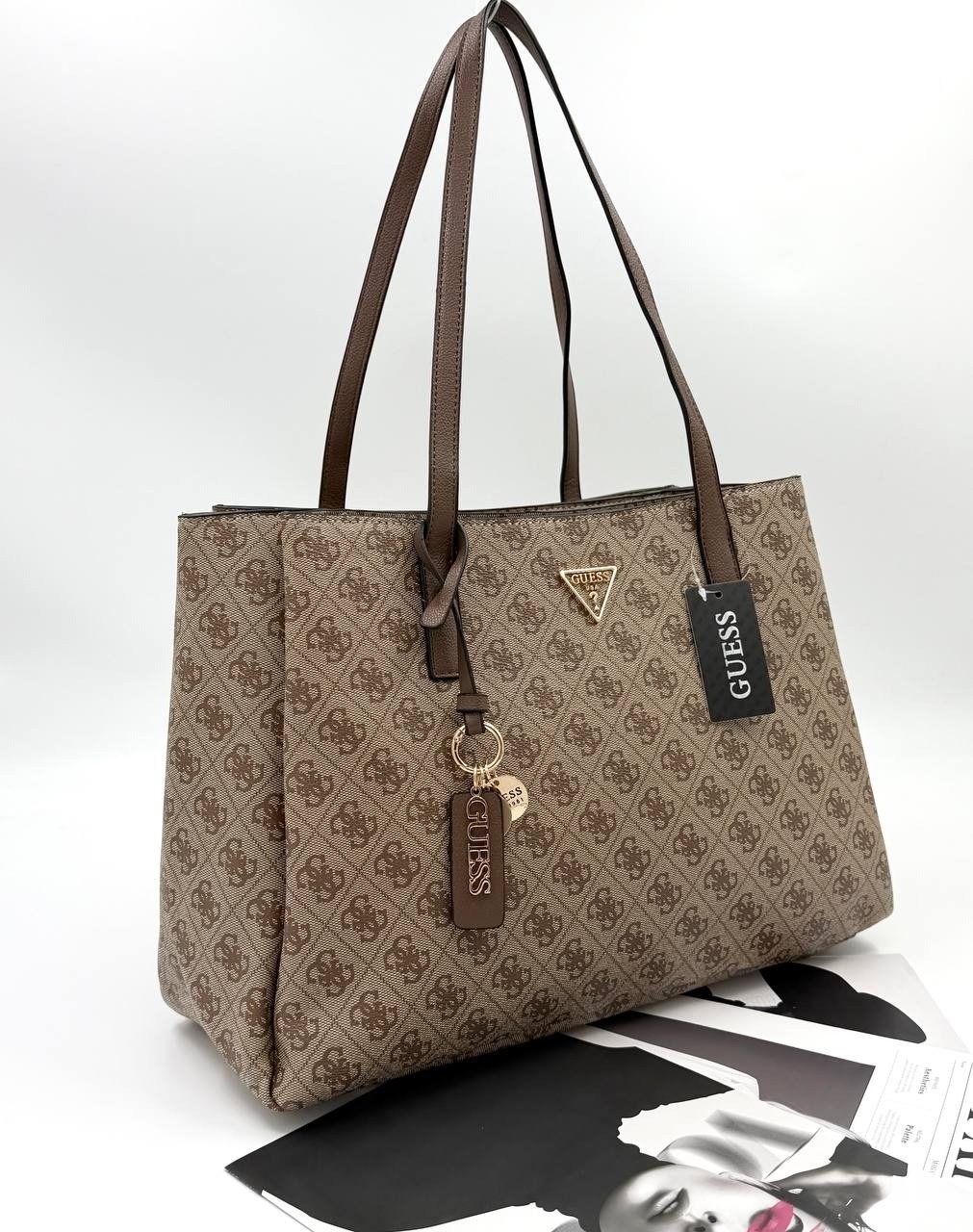 сумка женская guess hwbg8377060 бежевая,женская сумка guess,сумка guess,сумка шоппер guess,guess сумка тоут