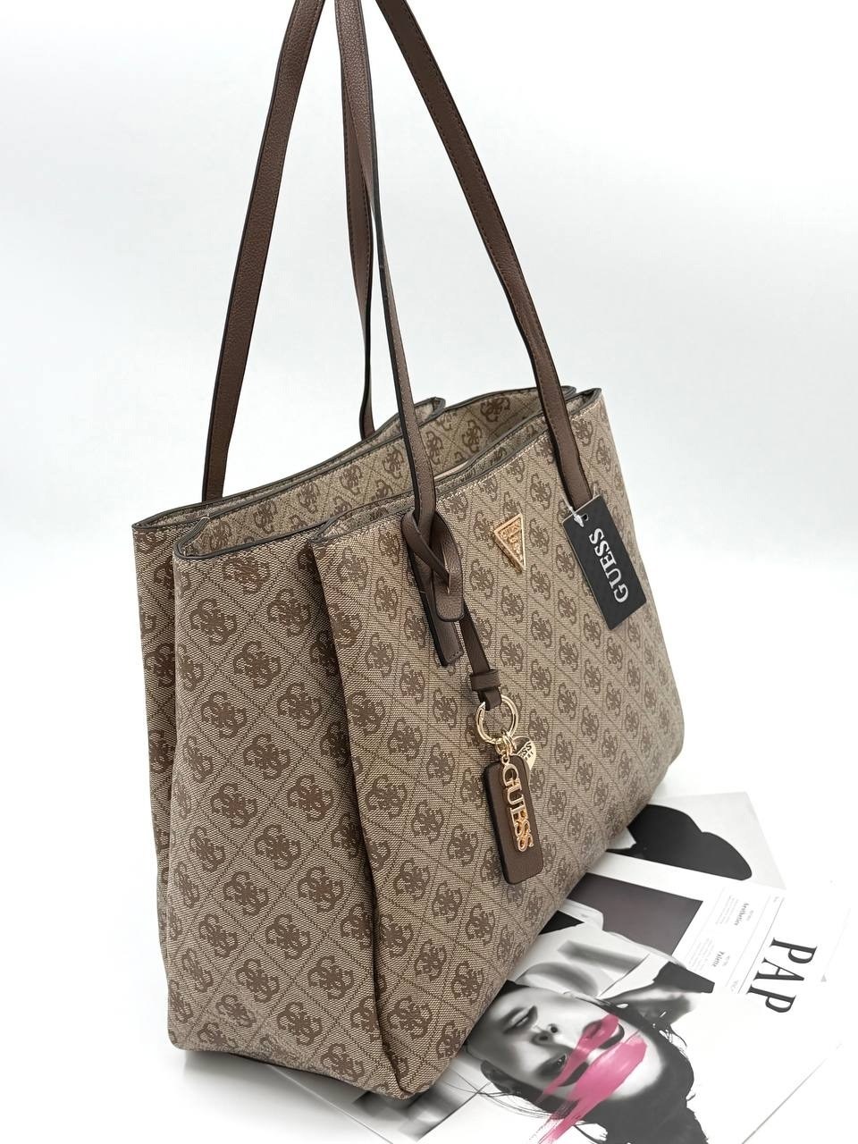 сумка женская guess hwbg8377060 бежевая,женская сумка guess,сумка guess,сумка шоппер guess,guess сумка тоут