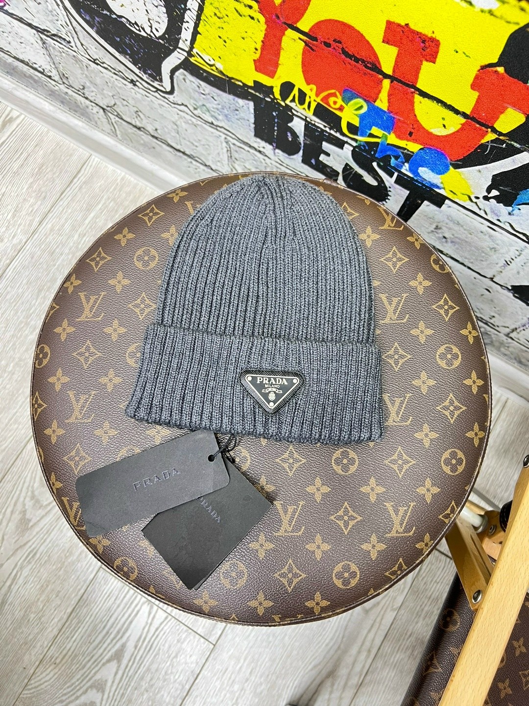 шапка prada,шапка-бини,шапки,шапочка,вязаные шапки
