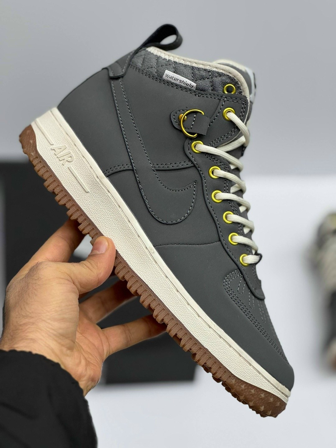 зимние кроссовки nike air force 1 duckboot,кроссовки nike air force 1 lunar duckboot thermo grey,кроссовки зимние nike air force 1,мужские зимние кроссовки nike air force 1 duckboot,кроссовки nike air