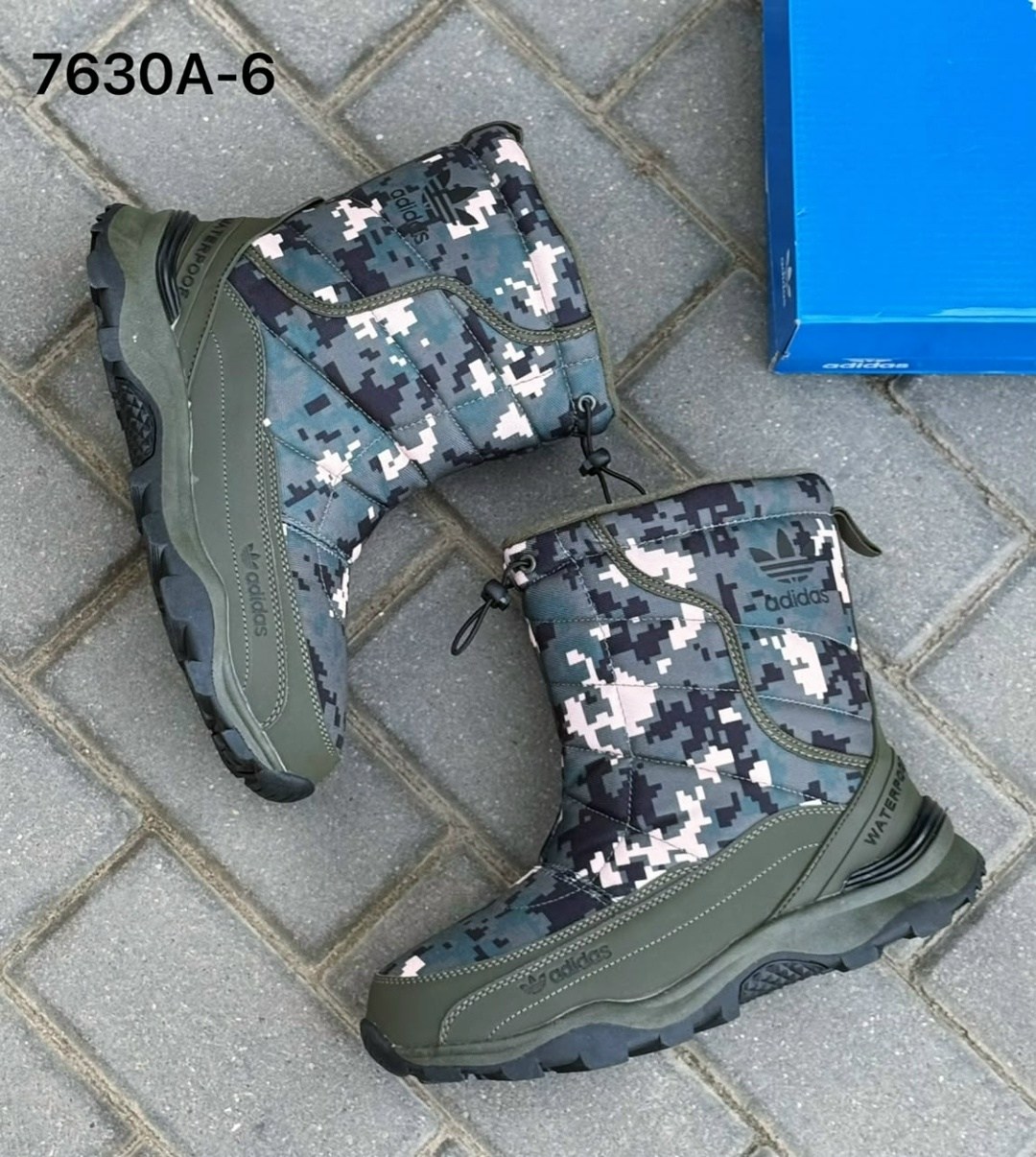 ,дутики adidas,мужские дутики 2303-2 камуфляж,зимние сапоги,дутики мужские зимни