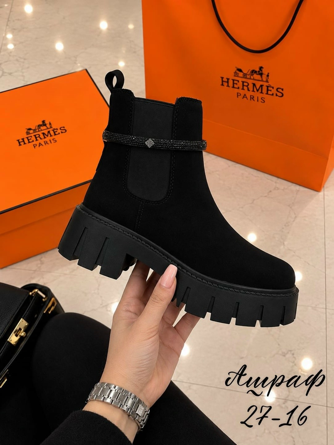 ботинки hermes,,ботинки женские, женская,ботинки