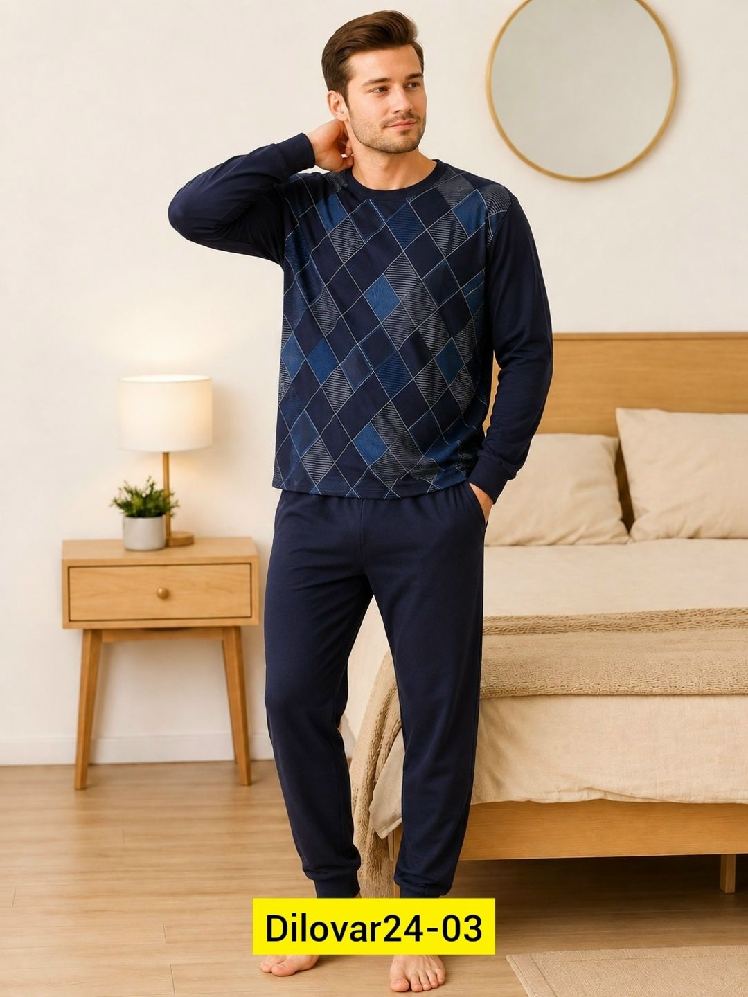 комплект термобелье мужское,пижама мужская,пижама мужская movi textile pn2356 серая 54 ru,пижама мужская со штанами домашний костюм,пижама мужская с брюками