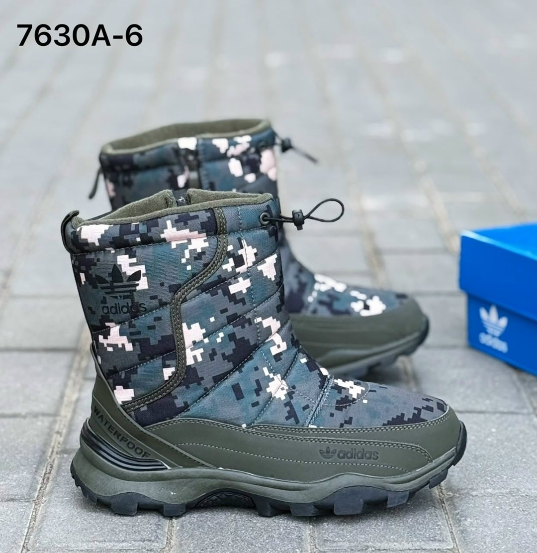 ,дутики adidas,мужские дутики 2303-2 камуфляж,зимние сапоги,дутики мужские зимни