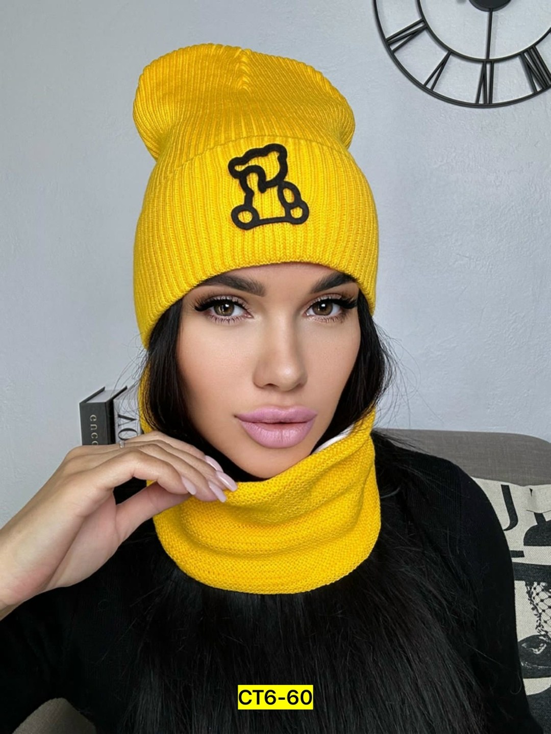 шапка женская,женский комплект шапка со снудом,комплект шапка и снуд,комплект шапка и снуд платочной вязкой женский,шапка женская комплект