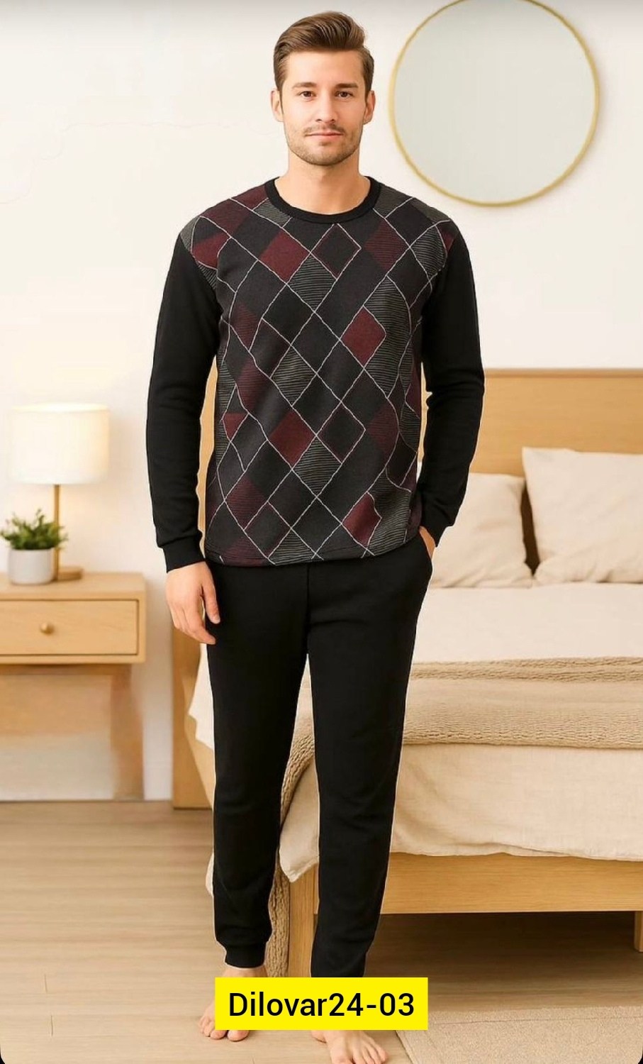 комплект термобелье мужское,пижама мужская,пижама мужская movi textile pn2356 серая 54 ru,пижама мужская со штанами домашний костюм,пижама мужская с брюками