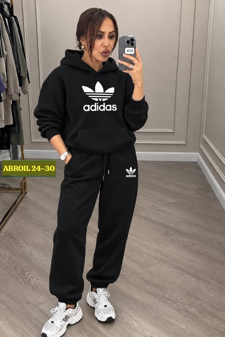 костюм женский adidas,костюм спортивный женский,женские костюмы на флисе,костюм на флисе,cпортивный костюм теплый женский